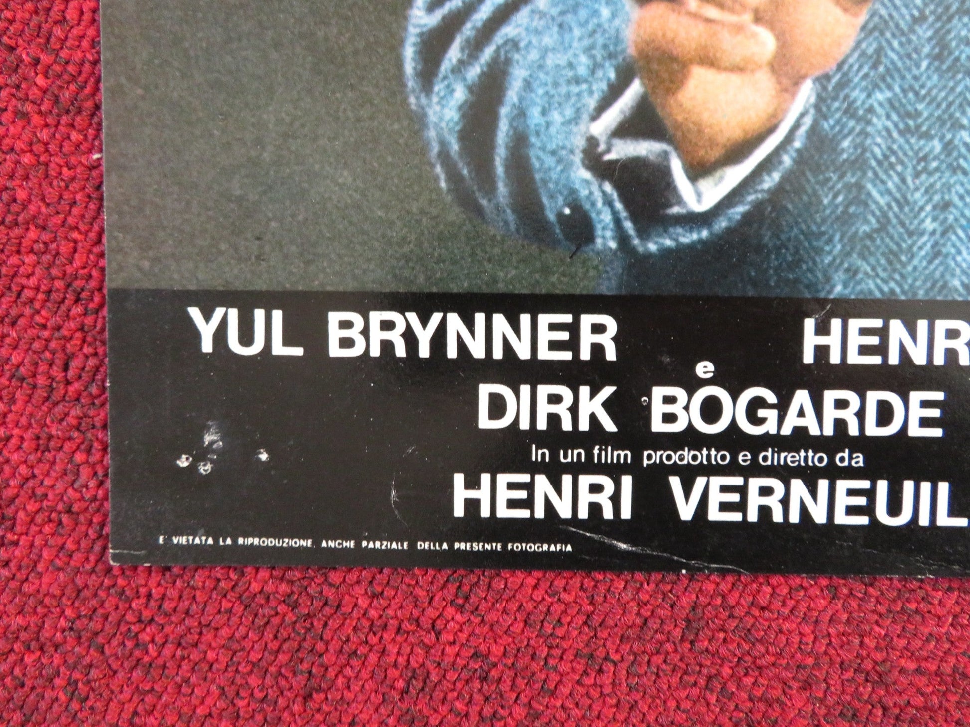 THE SERPENT - D ITALIAN FOTOBUSTA POSTER YUL BRYNNER HENRY FONDA 1973 Rendezvous Cinema Movie posters