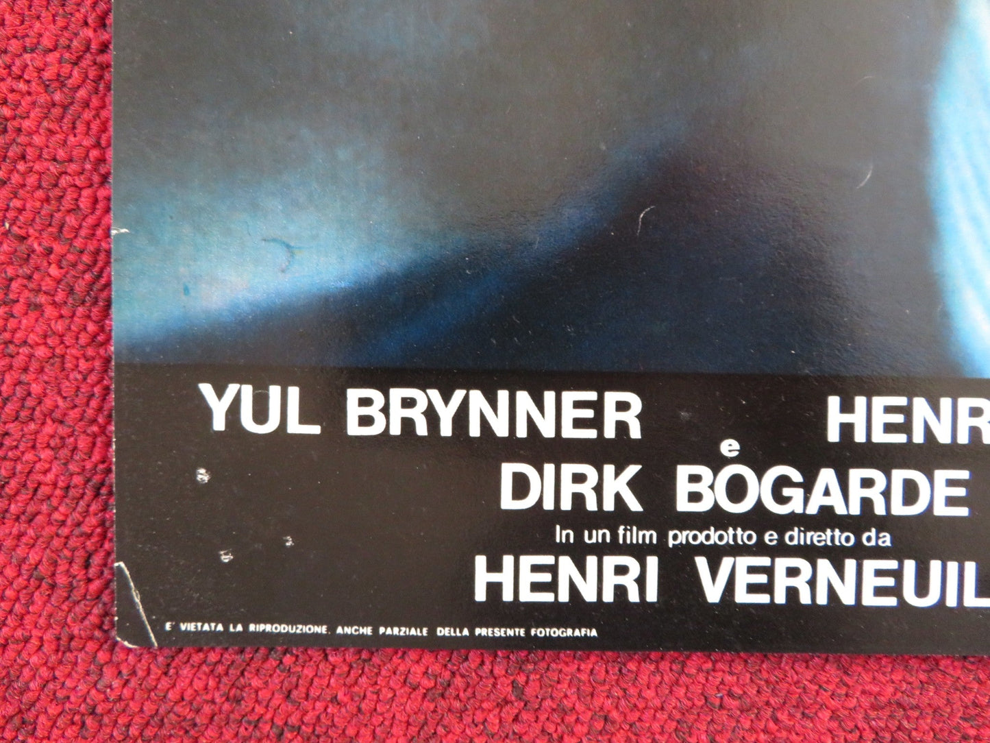 THE SERPENT - E ITALIAN FOTOBUSTA POSTER YUL BRYNNER HENRY FONDA 1973 Rendezvous Cinema Movie posters