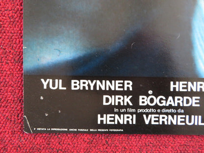 THE SERPENT - E ITALIAN FOTOBUSTA POSTER YUL BRYNNER HENRY FONDA 1973 Rendezvous Cinema Movie posters