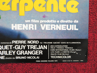 THE SERPENT - E ITALIAN FOTOBUSTA POSTER YUL BRYNNER HENRY FONDA 1973 Rendezvous Cinema Movie posters