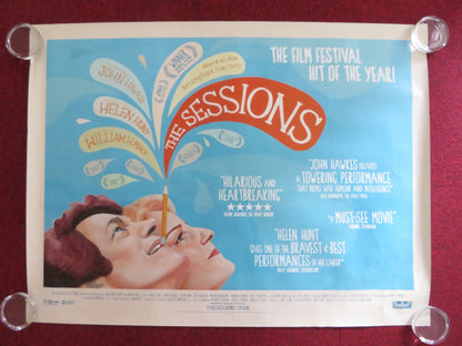 THE SESSIONS UK QUAD (30"x 40") ROLLED POSTER HELEN HUNT JOHN HAWKES 2012 Rendezvous Cinema Movie posters