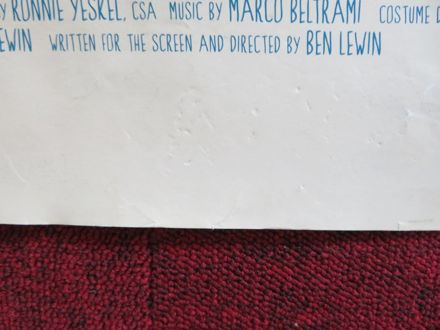 THE SESSIONS UK QUAD (30"x 40") ROLLED POSTER HELEN HUNT JOHN HAWKES 2012 Rendezvous Cinema Movie posters