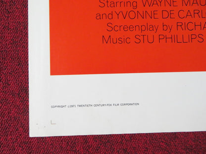 THE SEVEN MINUTES FOLDED US ONE SHEET POSTER WAYNE MAUNDER M. MCANDREW 1971 Rendezvous Cinema Movie posters