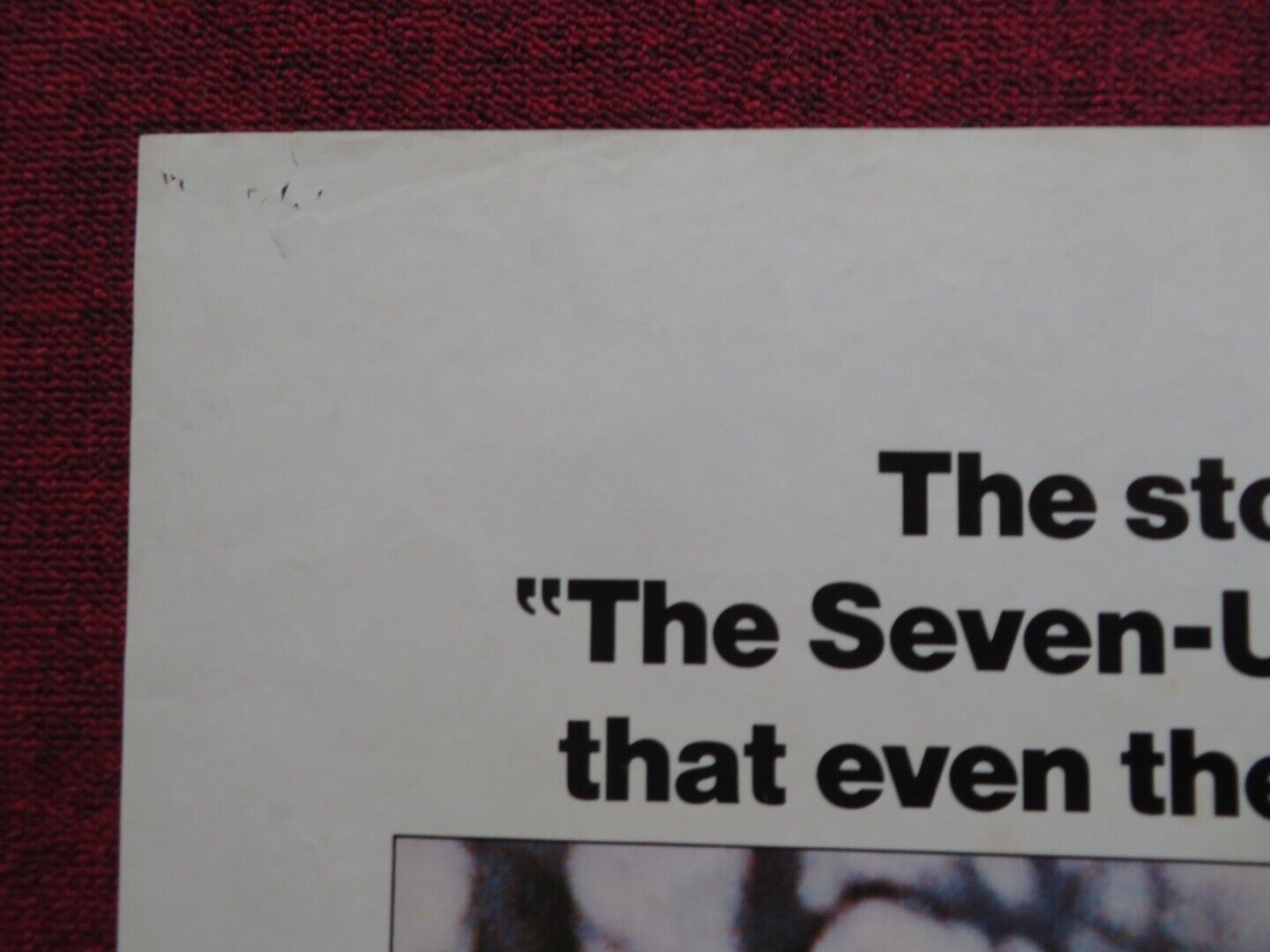 THE SEVEN - UPS US ONE SHEET POSTER ROY SCHEIDER VICTOR ARNOLD 1974 Movie posters