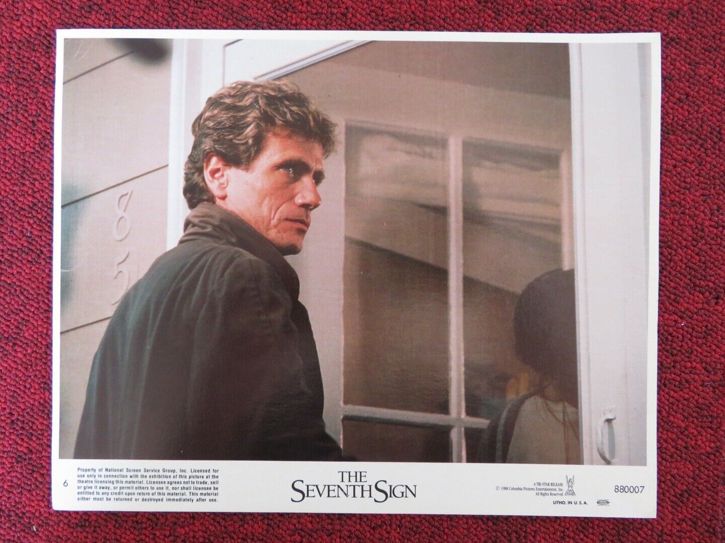 THE SEVENTH SIGN - 6 LOBBY CARD DEMI MOORE MICHAEL BIEHN 1988 Rendezvous Cinema Movie posters