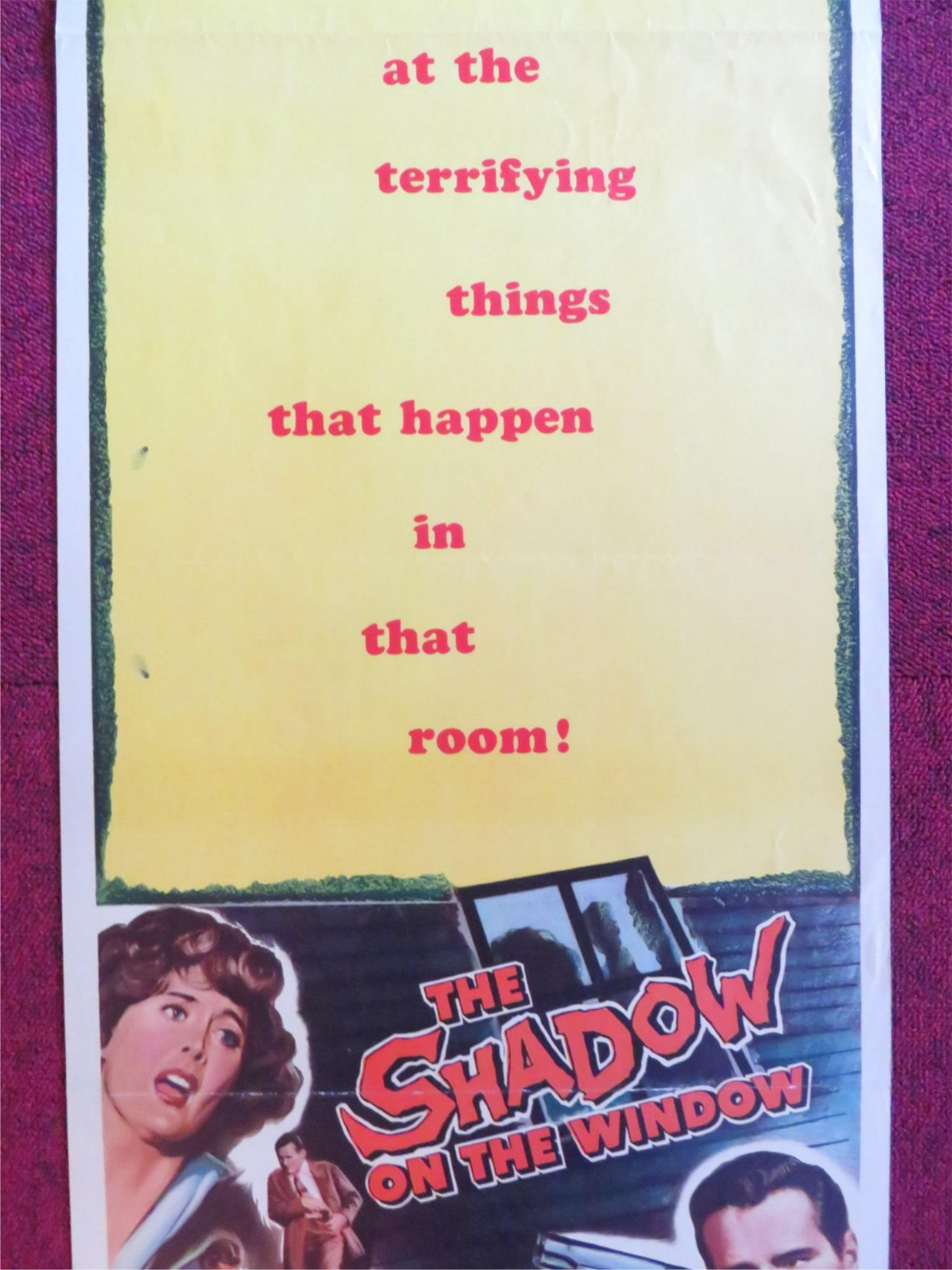THE SHADOW ON THE WINDOW US INSERT (14"x 36") POSTER P. CAREY BETTY GARRETT 1957 Rendezvous Cinema Movie posters