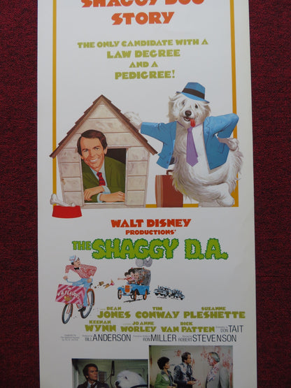 THE SHAGGY D.A. US INSERT (14"x 36") POSTER DISNEY DEAN JONES TIM CONWAY 1977 Rendezvous Cinema Movie posters