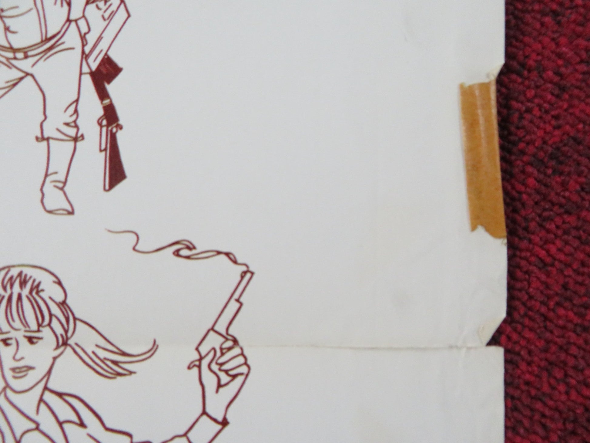 THE SHAKIEST GUN IN THE WEST FOLDED US ONE SHEET POSTER DON KNOTTS 1968 Rendezvous Cinema Movie posters