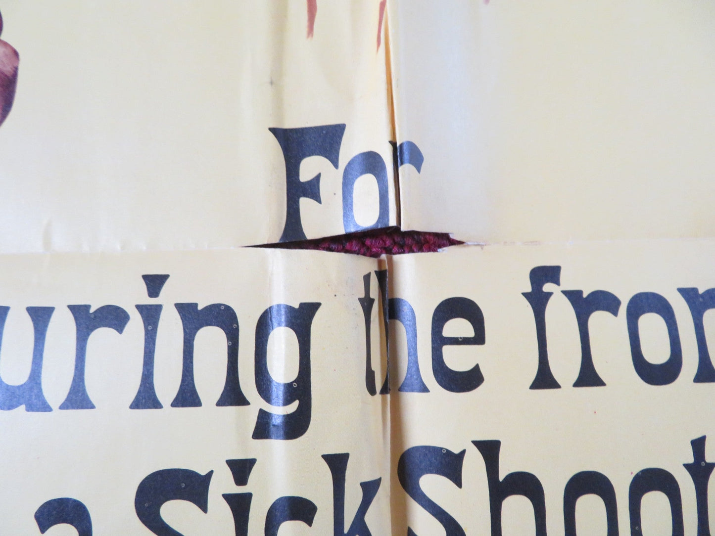 THE SHAKIEST GUN IN THE WEST FOLDED US ONE SHEET POSTER DON KNOTTS 1968 Rendezvous Cinema Movie posters