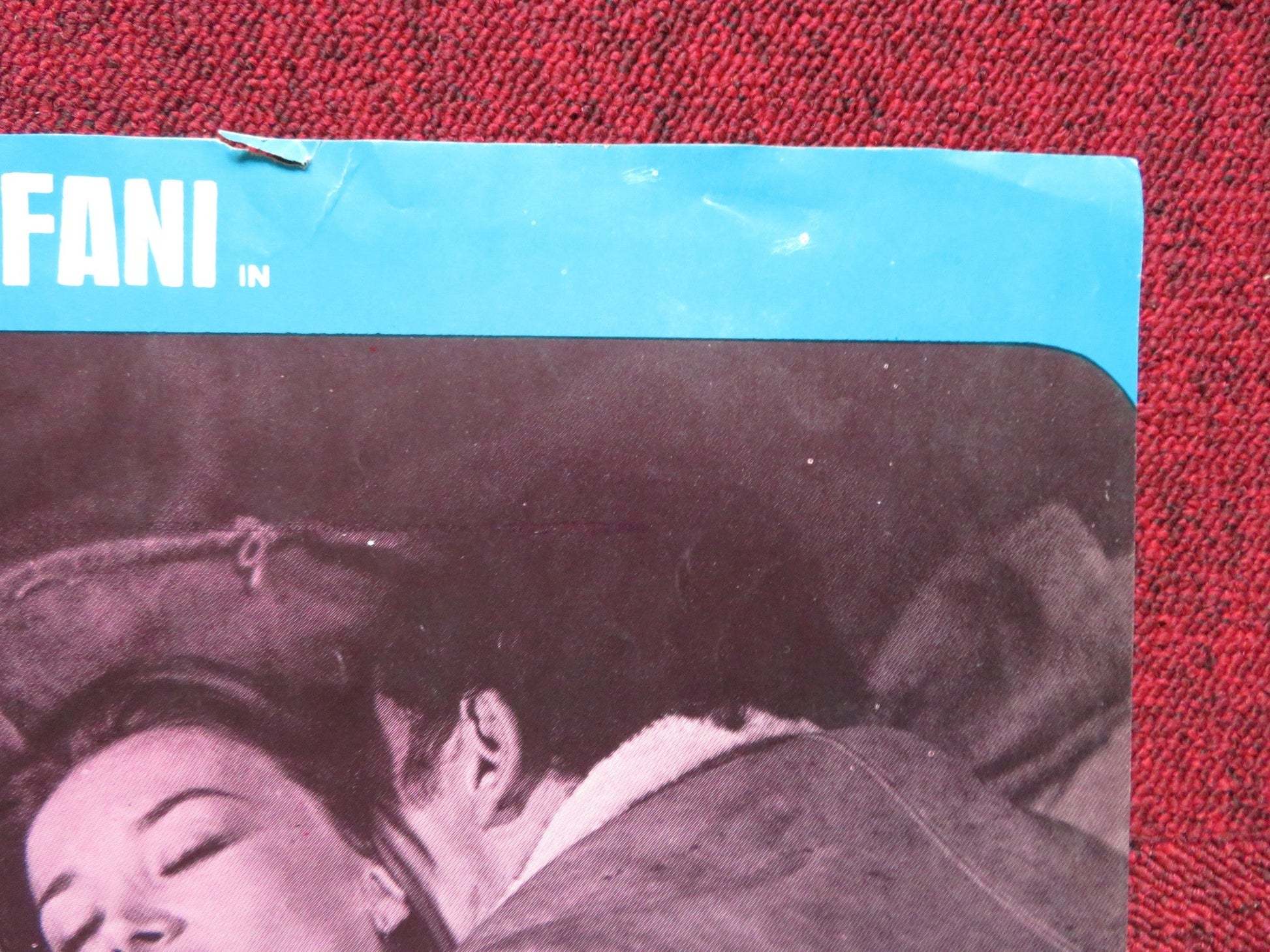 THE SHAMELESS - A ITALIAN FOTOBUSTA POSTER PHILIPPE LEROY LEONORA FANI 1974 Rendezvous Cinema Movie posters