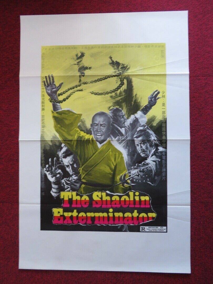 THE SHAOLIN EXTERMINATOR / 36 SHAOLIN BEADS US ONE SHEET ROLLED POSTER 1977 Movie posters