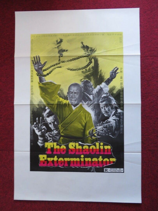 THE SHAOLIN EXTERMINATOR / 36 SHAOLIN BEADS US ONE SHEET ROLLED POSTER 1977 Movie posters