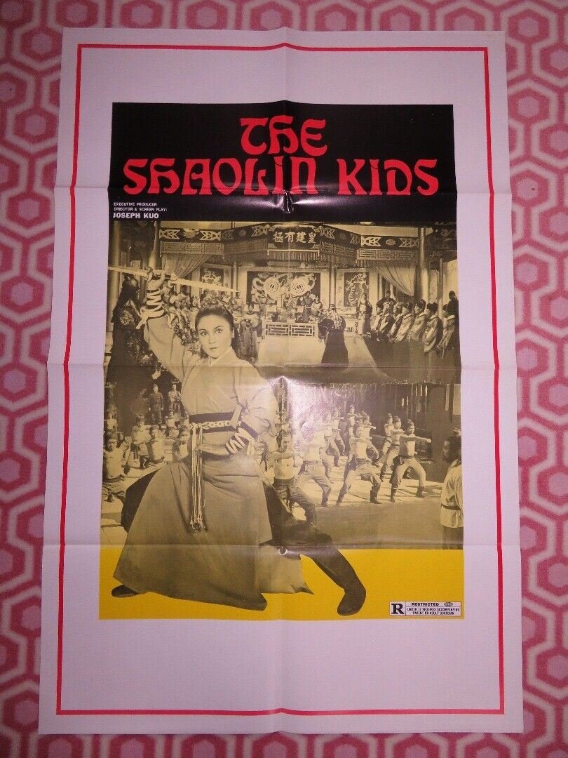 THE SHAOLIN KIDS/ Shao Lin xiao zi KUNG FU US ONE SHEET POSTER JOSEPH KUO 1975 Movie posters