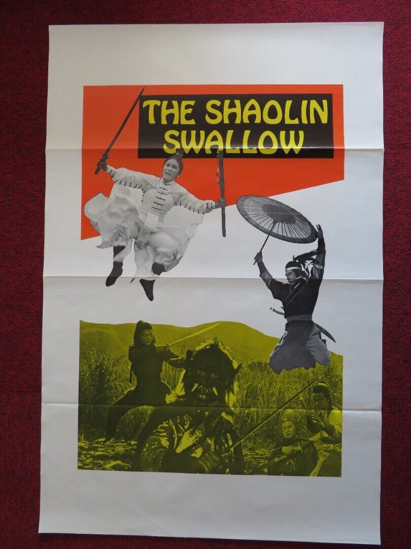 THE SHAOLIN SWALLOW - KUNG FU US ONE SHEET ROLLED POSTER 1977 Rendezvous Cinema Movie posters