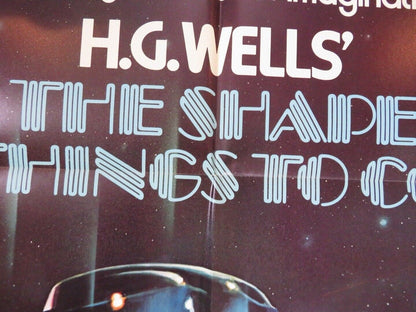 THE SHAPE OF THINGS TO COME US ONE SHEET POSTER H.G.WELLS JACK PALANCE 1979 - Rendezvous Cinema