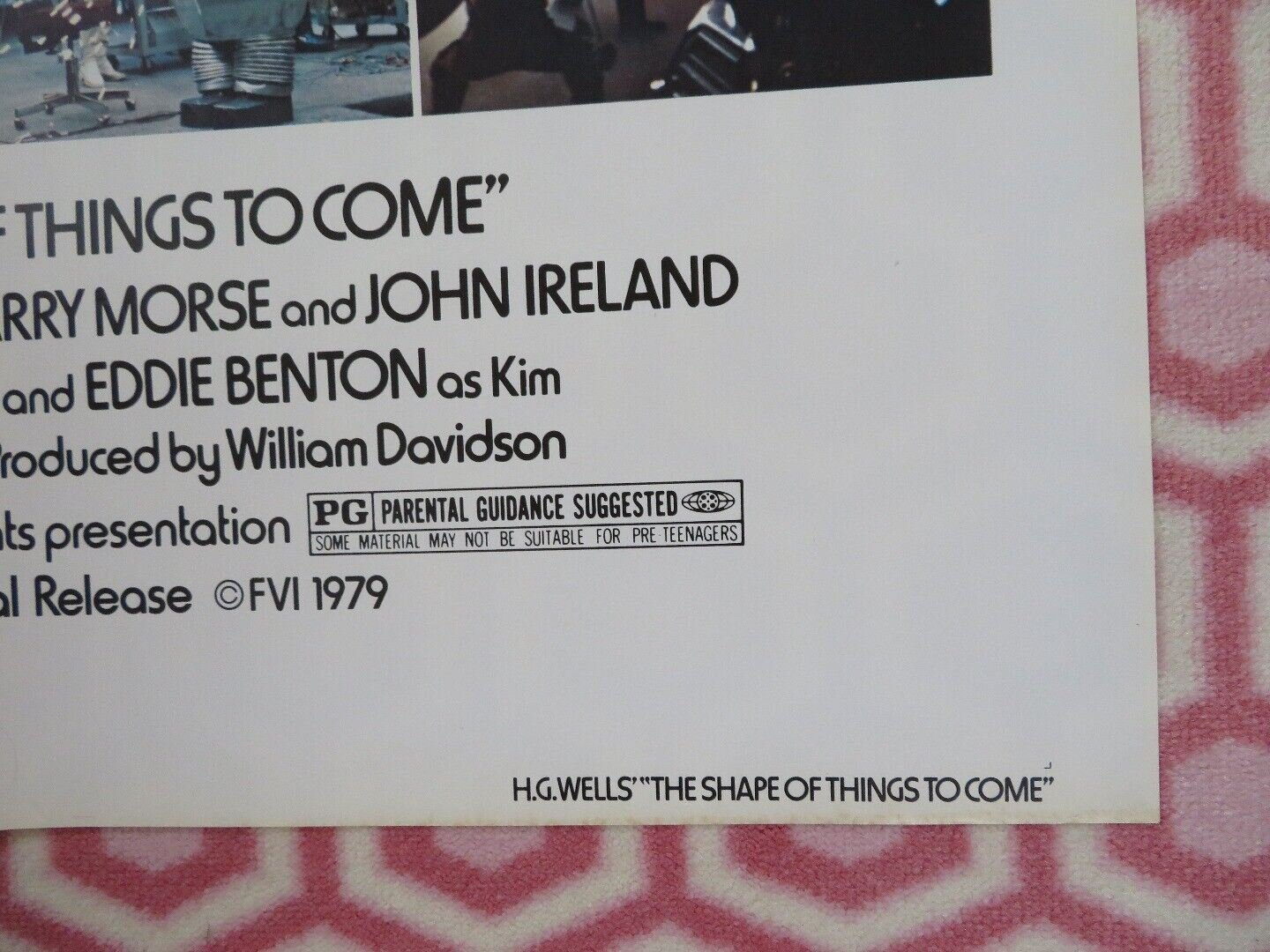 THE SHAPE OF THINGS TO COME US ONE SHEET POSTER H.G.WELLS JACK PALANCE 1979 - Rendezvous Cinema
