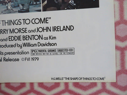 THE SHAPE OF THINGS TO COME US ONE SHEET POSTER H.G.WELLS JACK PALANCE 1979 - Rendezvous Cinema