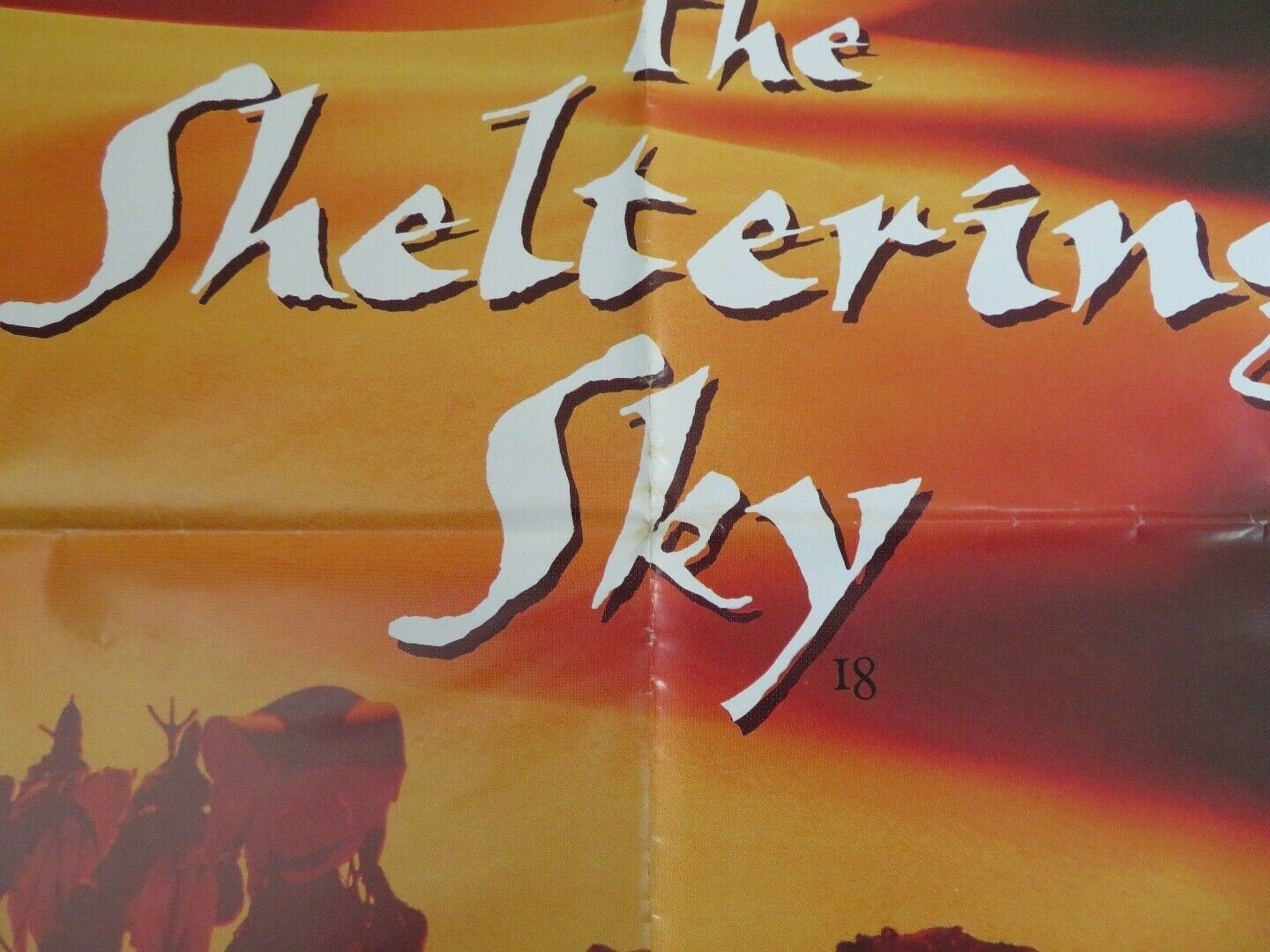 THE SHELTERING SKY BRITISH QUAD (30"x40")POSTER DEBRA WINGER JOHN MALKOVICH 1990 Movie posters