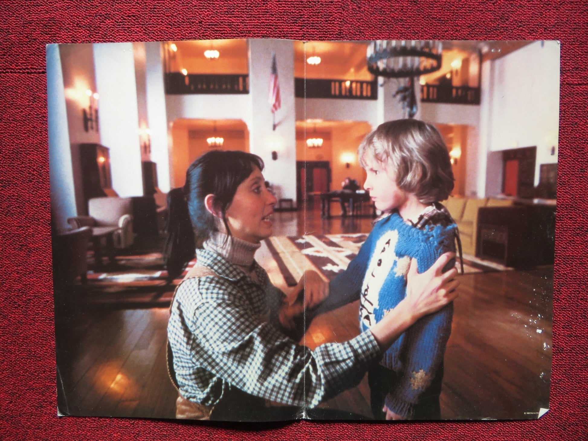 THE SHINING - D FOLDED US MOVIE STILL JACK NICHOLSON SHELLEY DUVALL 1980 Rendezvous Cinema Movie posters