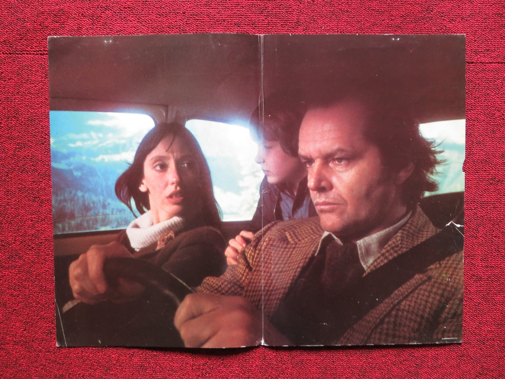 THE SHINING - E FOLDED US MOVIE STILL JACK NICHOLSON SHELLEY DUVALL 1980 Rendezvous Cinema Movie posters