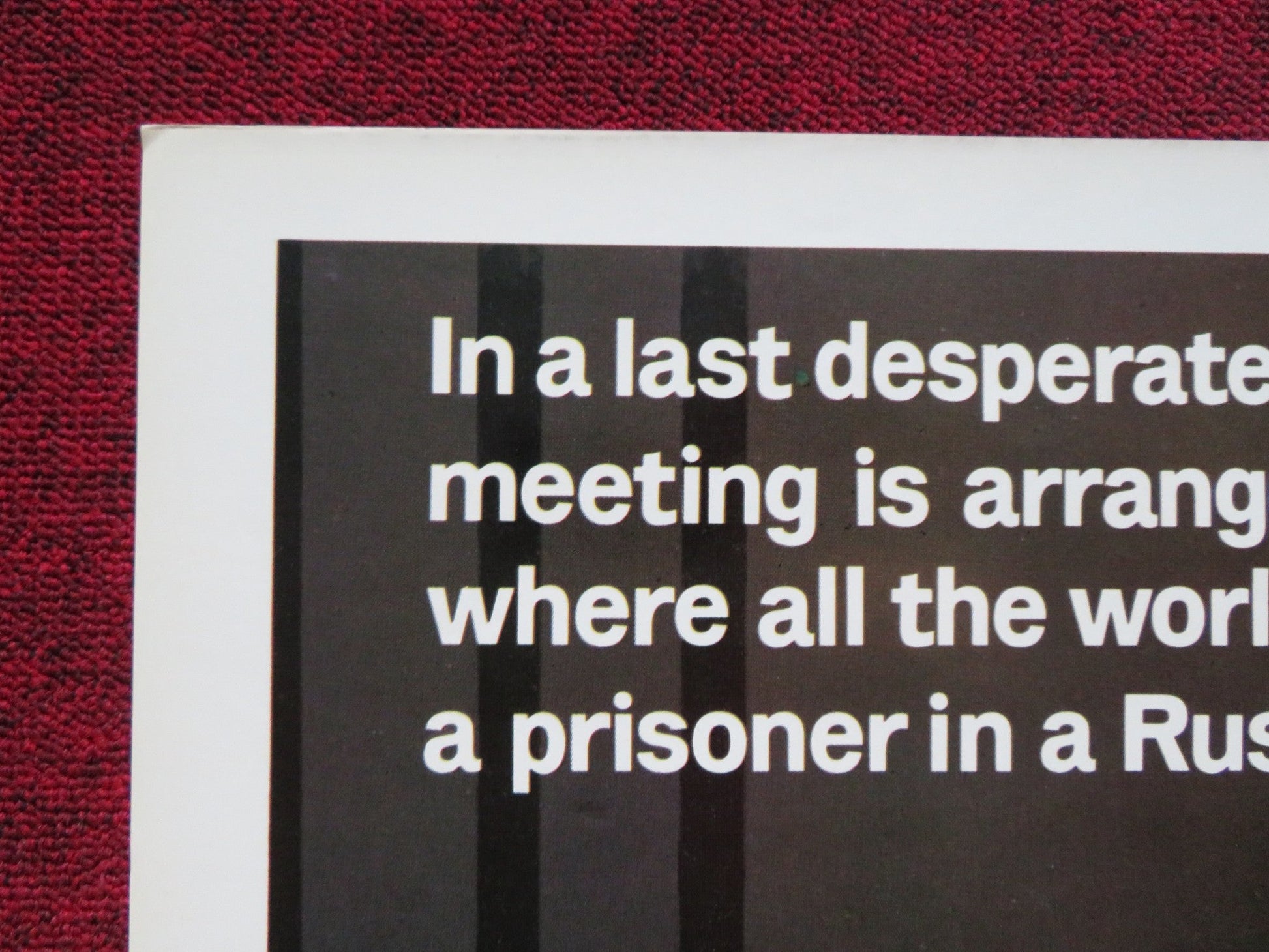 THE SHOES OF THE FISHERMAN FOLDED US ONE SHEET POSTER ANTHONY QUINN 1968 Rendezvous Cinema Movie posters