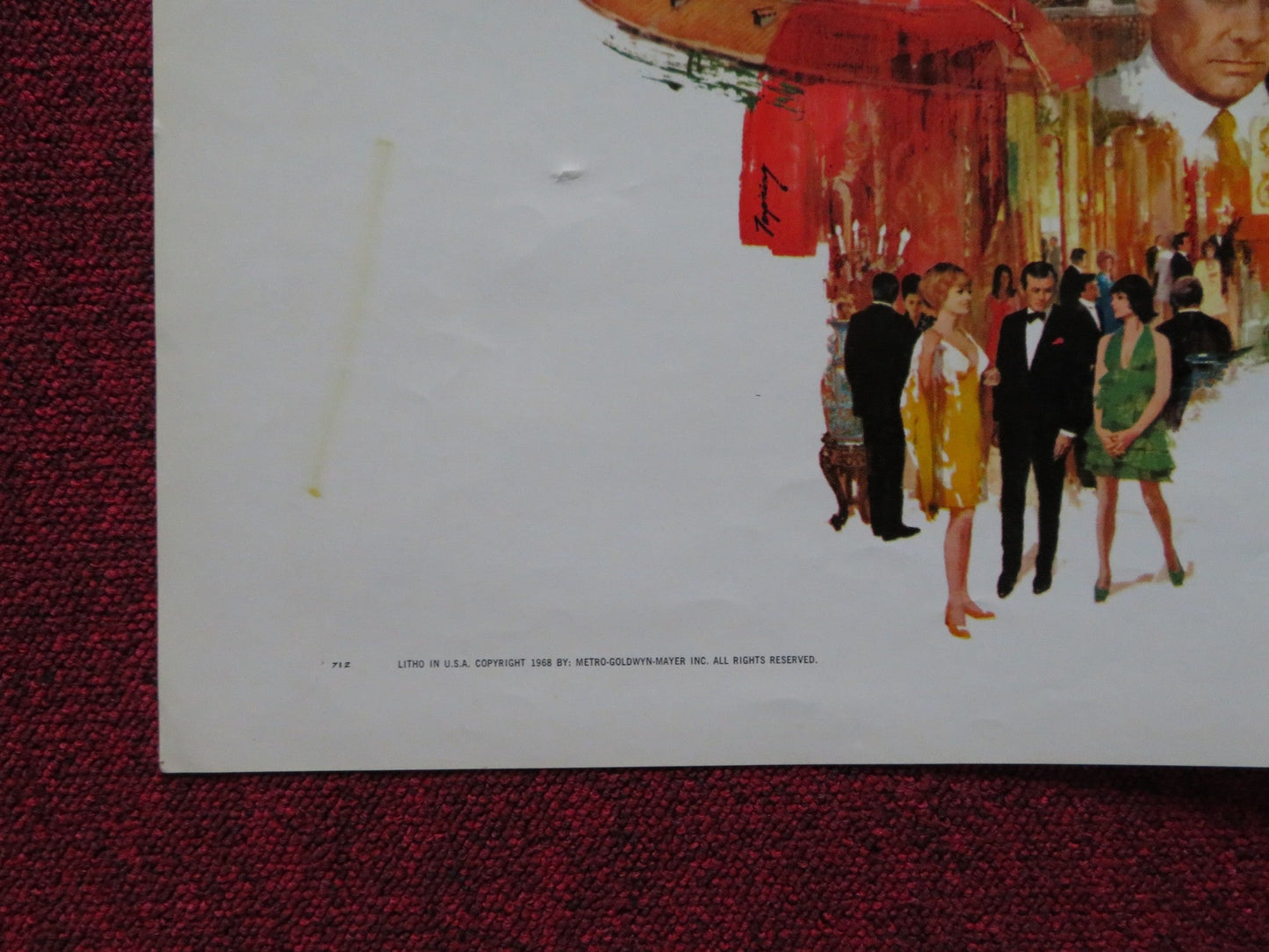 THE SHOES OF THE FISHERMAN FOLDED US ONE SHEET POSTER ANTHONY QUINN 1968 Rendezvous Cinema Movie posters