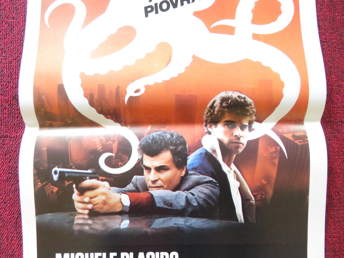 THE SICILIAN CONNECTION ITALIAN LOCANDINA POSTER MICHELE PLACIDO MARK CHASE 1985 Rendezvous Cinema Movie posters