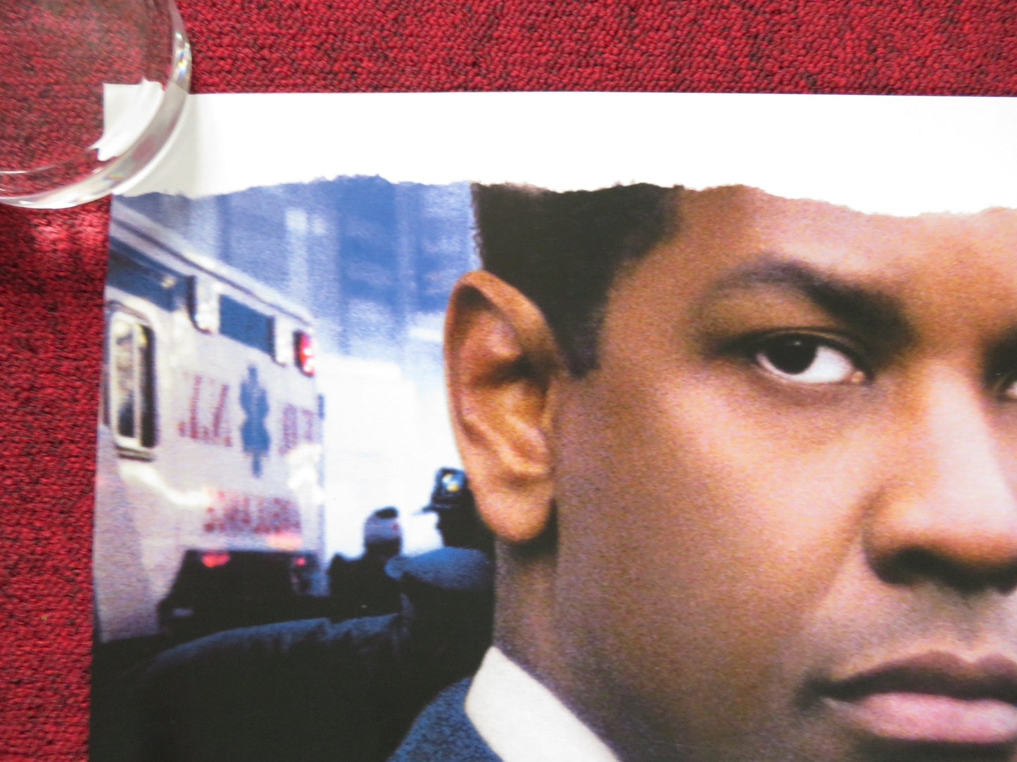 THE SIEGE UK QUAD (30"x 40") ROLLED POSTER DENZEL WASHINGTON BRUCE WILLIS 1998 Rendezvous Cinema Movie posters