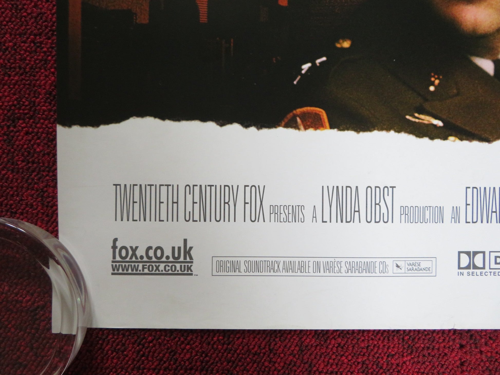 THE SIEGE UK QUAD (30"x 40") ROLLED POSTER DENZEL WASHINGTON BRUCE WILLIS 1998 Rendezvous Cinema Movie posters