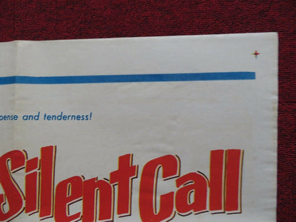 THE SILENT CALL FOLDED US ONE SHEET POSTER GAIL RUSSELL DAVID MCLEAN 1961 Movie posters