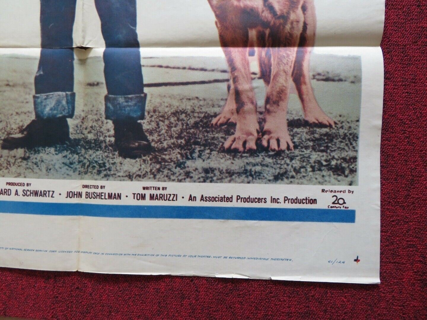 THE SILENT CALL FOLDED US ONE SHEET POSTER GAIL RUSSELL DAVID MCLEAN 1961 Movie posters