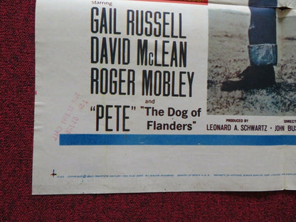 THE SILENT CALL FOLDED US ONE SHEET POSTER GAIL RUSSELL DAVID MCLEAN 1961 Movie posters