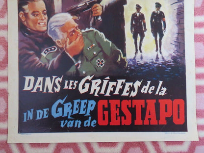 THE SILENT INVASION/ DANS LE GRIFFES DE LA GESTAPO BELGIUM (21.5"x 14") POSTER - Rendezvous Cinema