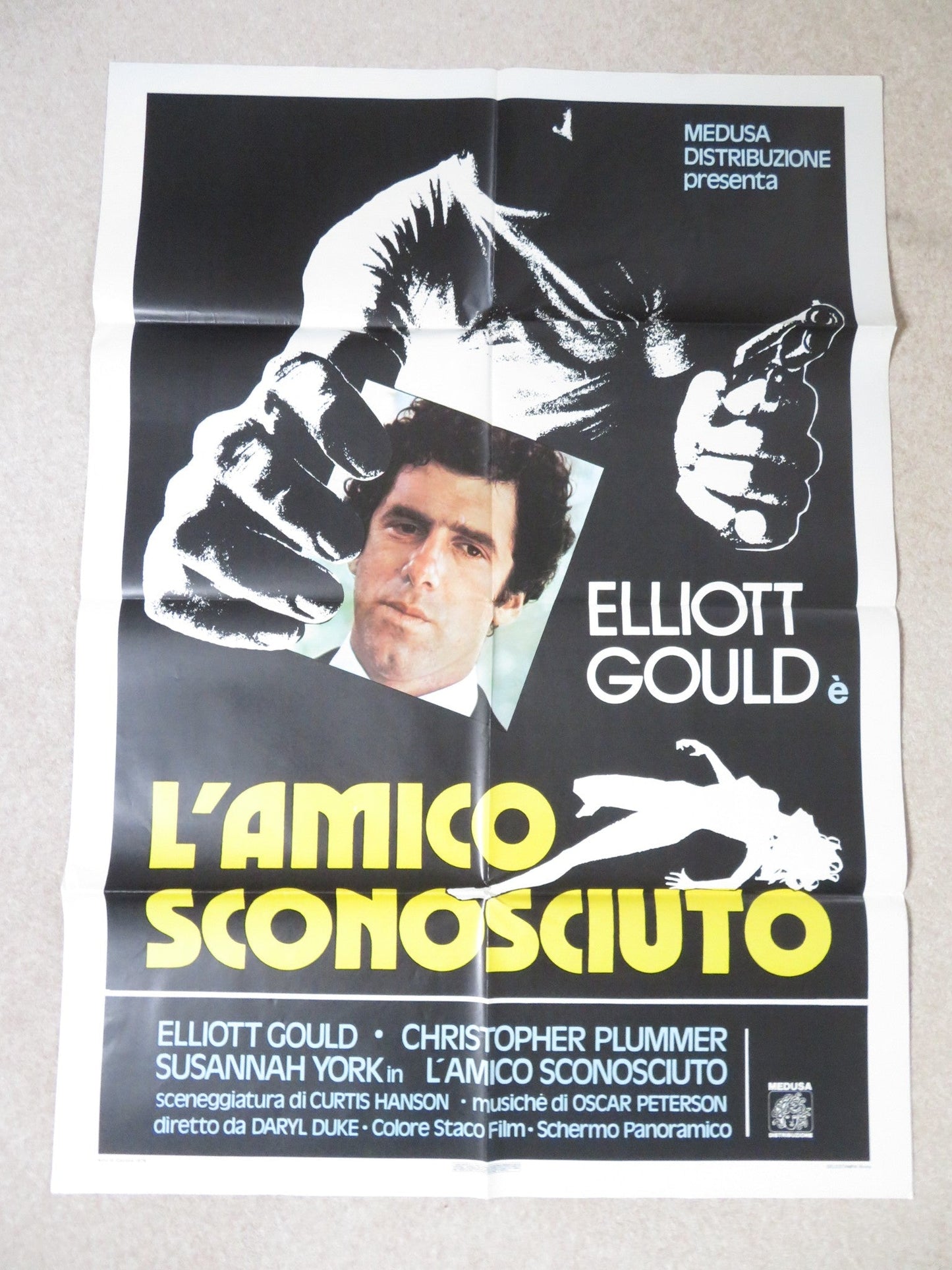 THE SILENT PARTNER ITALIAN 2 FOGLIO POSTER ELLIOT GOULD CHRISTOPHER PLUMMER 1978 Rendezvous Cinema Movie posters