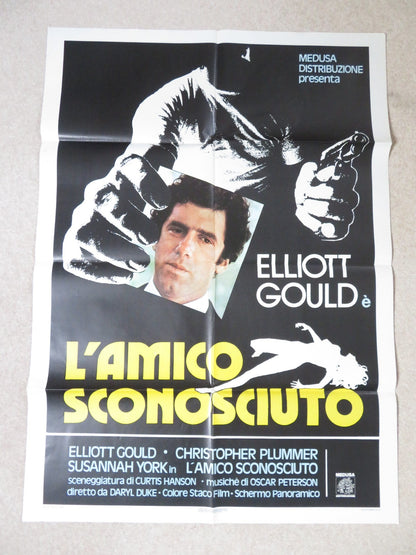 THE SILENT PARTNER ITALIAN 2 FOGLIO POSTER ELLIOT GOULD CHRISTOPHER PLUMMER 1978 Rendezvous Cinema Movie posters
