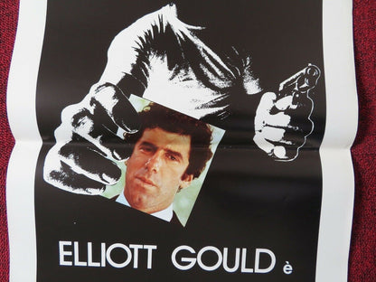 THE SILENT PARTNER ITALIAN LOCANDINA (27.5"x13") POSTER ELLIOTT GOULD 1978 - Rendezvous Cinema