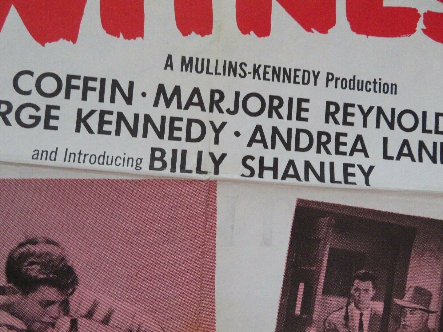 THE SILENT WITNESS US ONE SHEET POSTER GEORGE KENNEDY 1962 Rendezvous Cinema Movie posters