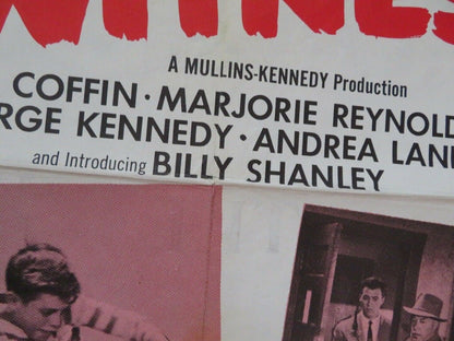 THE SILENT WITNESS US ONE SHEET POSTER GEORGE KENNEDY 1962 Rendezvous Cinema Movie posters