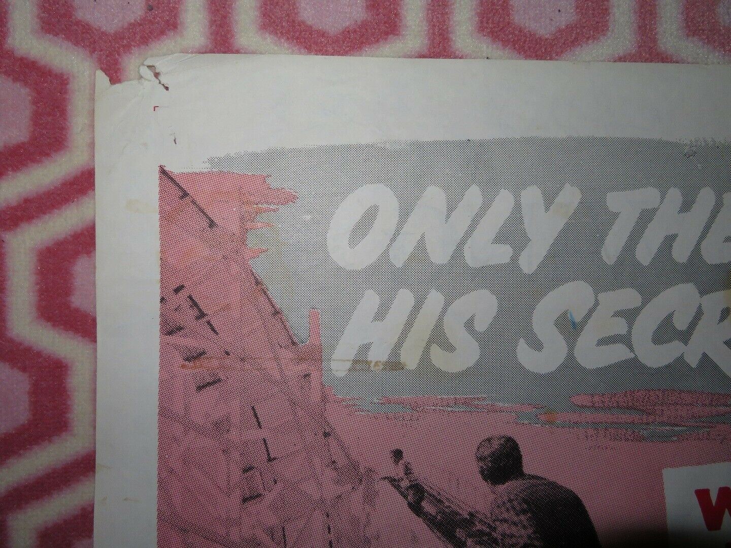 THE SILENT WITNESS US ONE SHEET POSTER GEORGE KENNEDY 1962 Rendezvous Cinema Movie posters