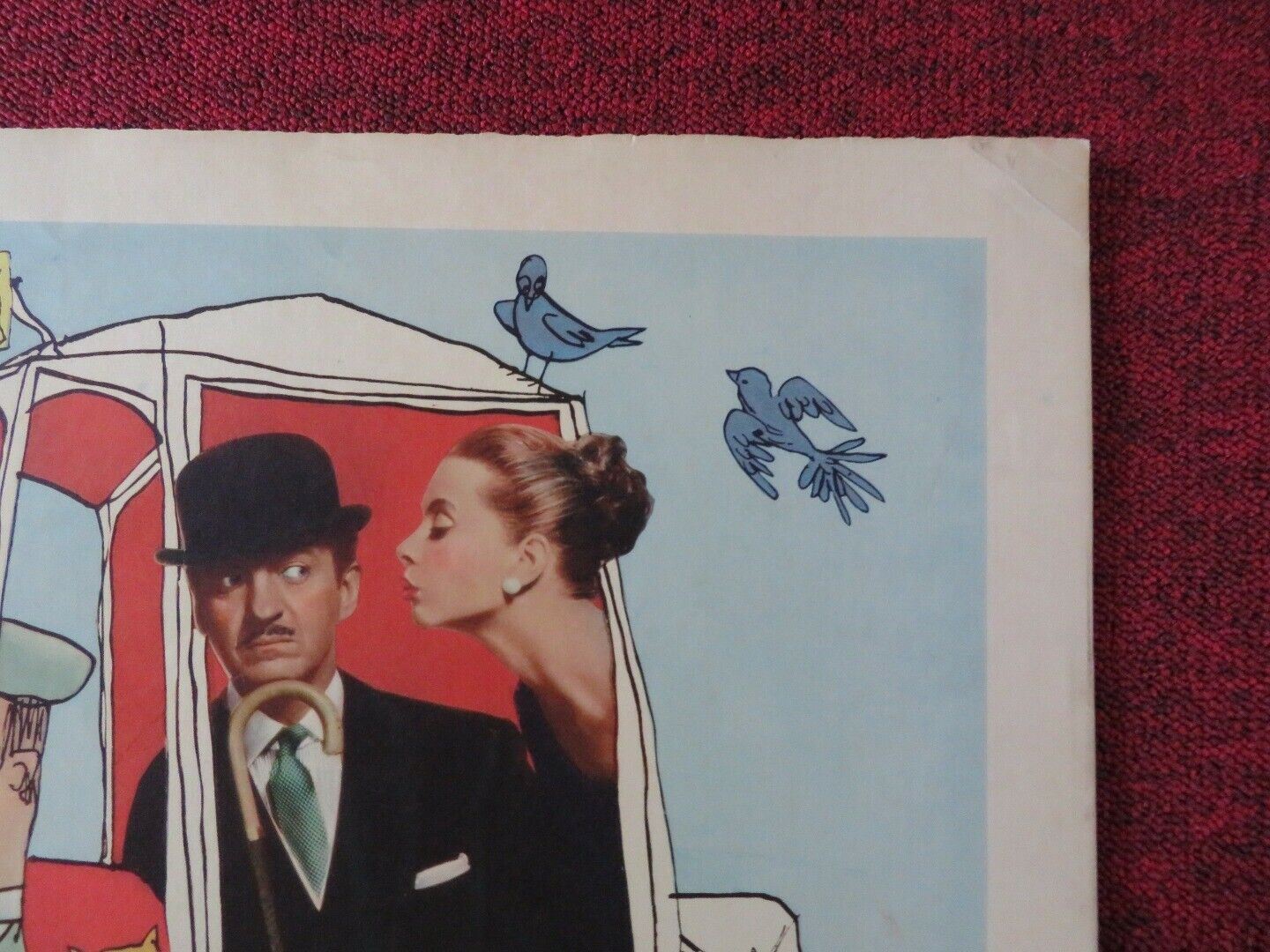 THE SILKEN AFFAIR US HALF SHEET (22"x 28") POSTER DAVID NIVEN 1956 Movie posters