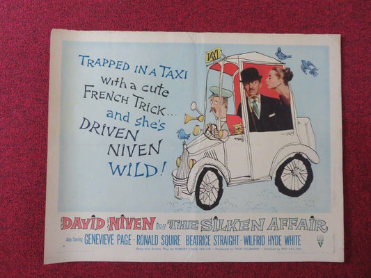 THE SILKEN AFFAIR US HALF SHEET (22"x 28") POSTER DAVID NIVEN 1956 Movie posters