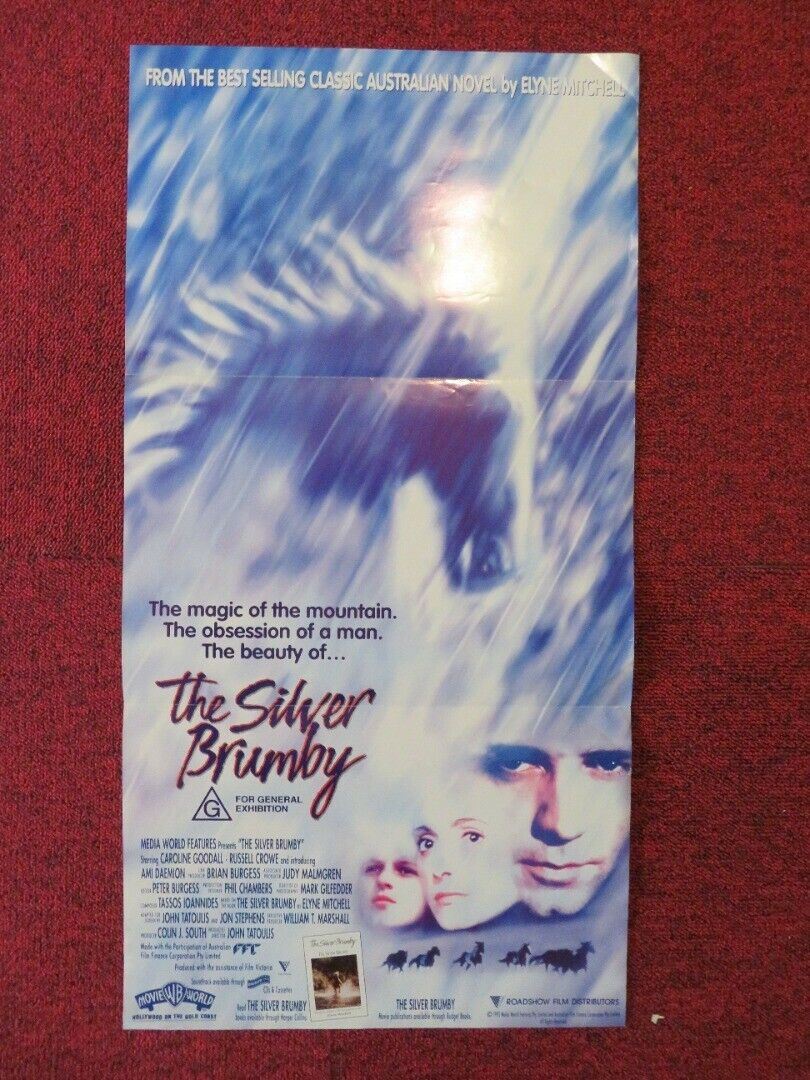 THE SILVER BRUMBY FOLDED AUSTRALIAN DAYBILL POSTER RUSSELL CROWE 1993 Movie posters
