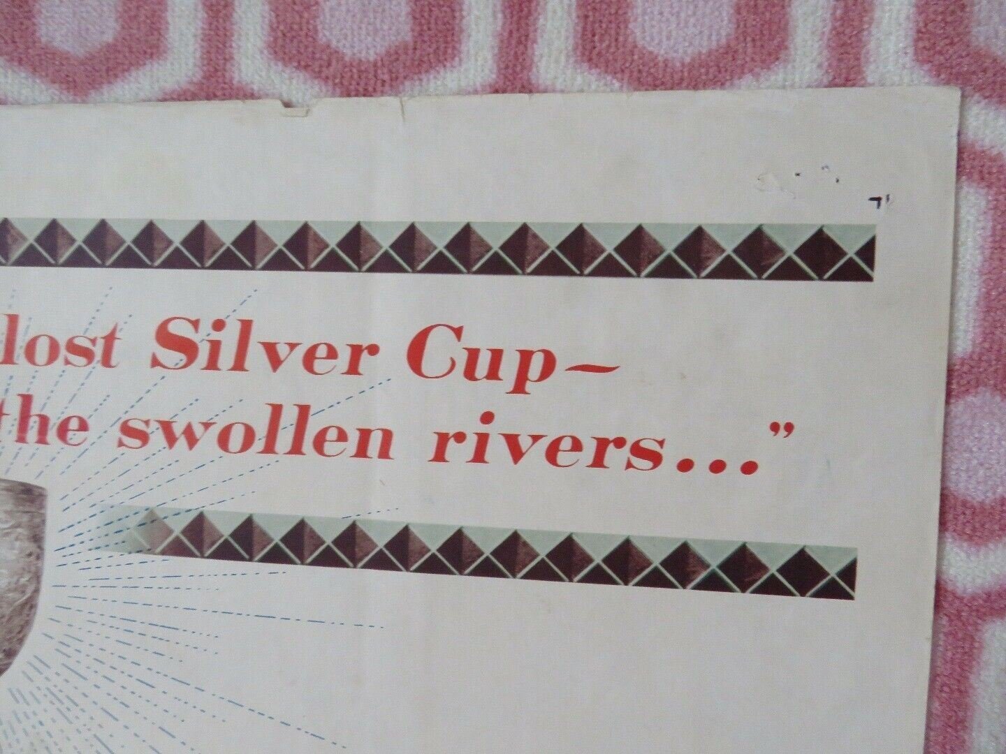 THE SILVER CHALICE FOLDED US ONE SHEET POSTER VIRGINIA MAYO PIER ANGELI 1954 Movie posters
