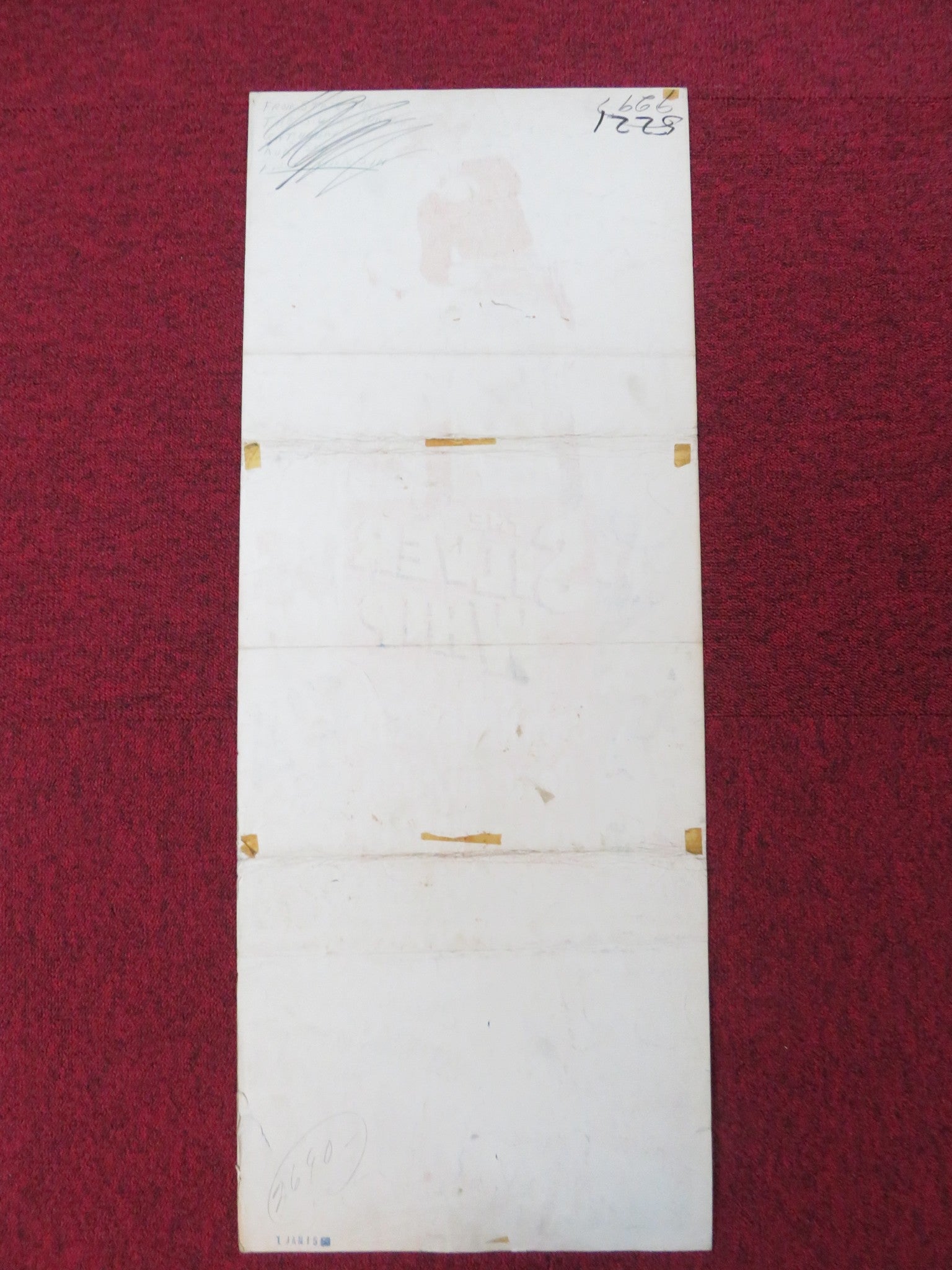 THE SILVER WHIP US INSERT (14"x 36") POSTER DALE ROBERTSON RORY CALHOUN 1953 Rendezvous Cinema Movie posters