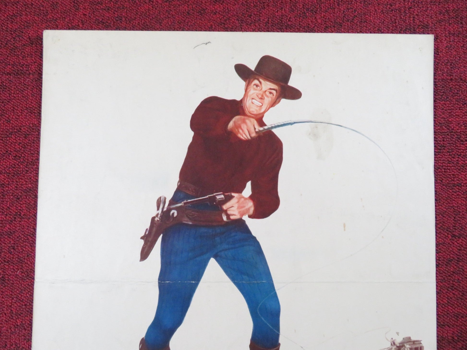 THE SILVER WHIP US INSERT (14"x 36") POSTER DALE ROBERTSON RORY CALHOUN 1953 Rendezvous Cinema Movie posters