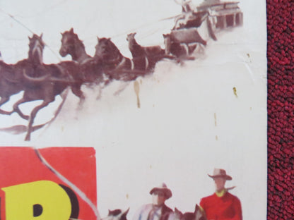 THE SILVER WHIP US INSERT (14"x 36") POSTER DALE ROBERTSON RORY CALHOUN 1953 Rendezvous Cinema Movie posters