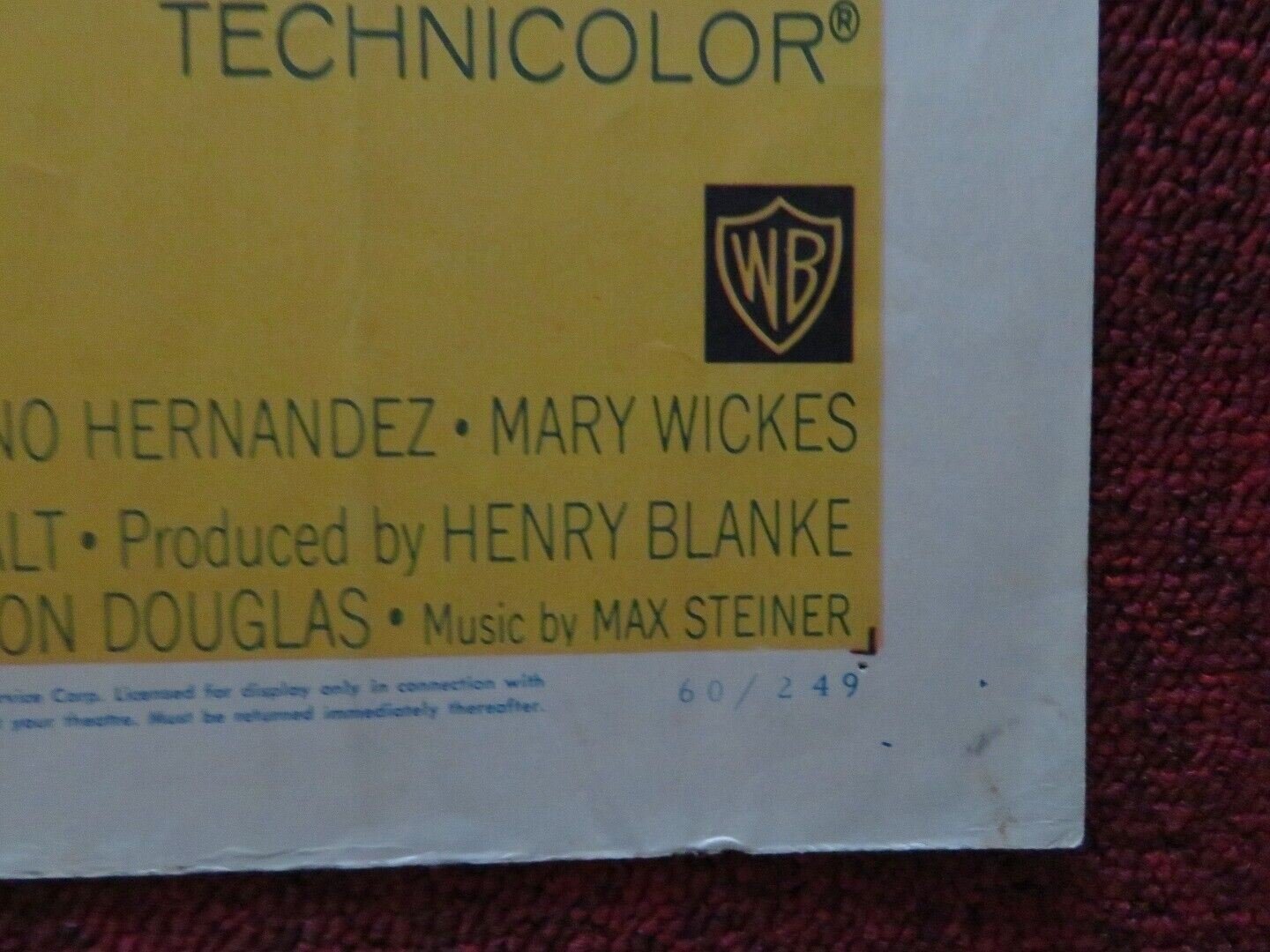 THE SINS OF RACHEL CADE US HALF SHEET (22"x 28") POSTER ROGER MOORE 1960 Movie posters