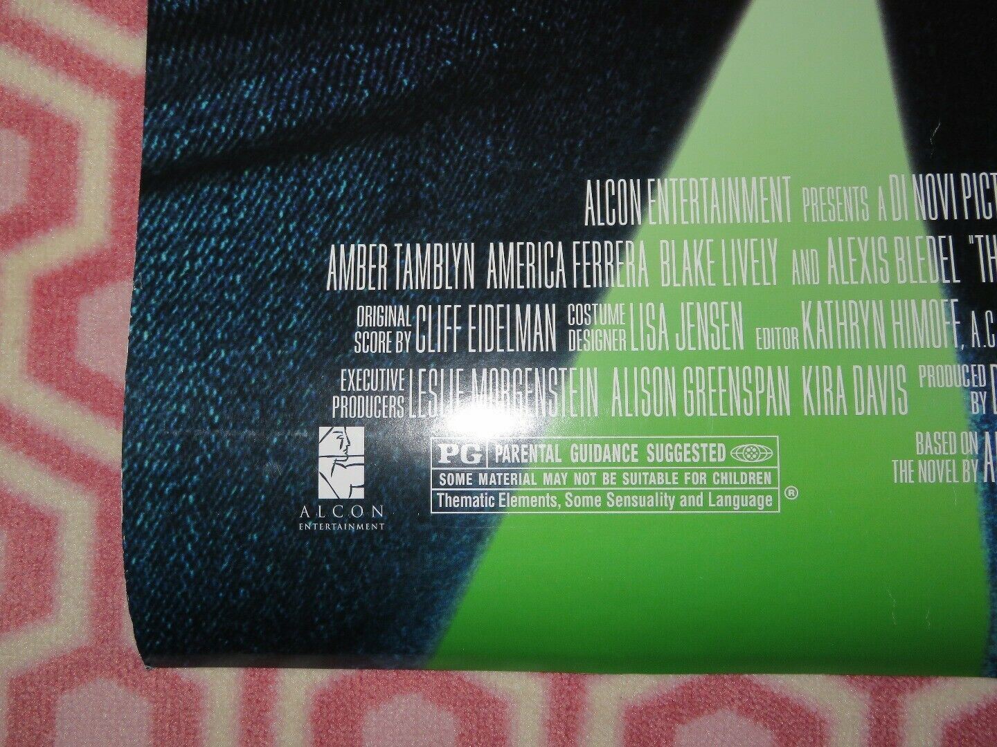 THE SISTERHOOD OF THE TRAVELING PANTS US ONE SHEET ROLLED POSTER 2005 Movie posters