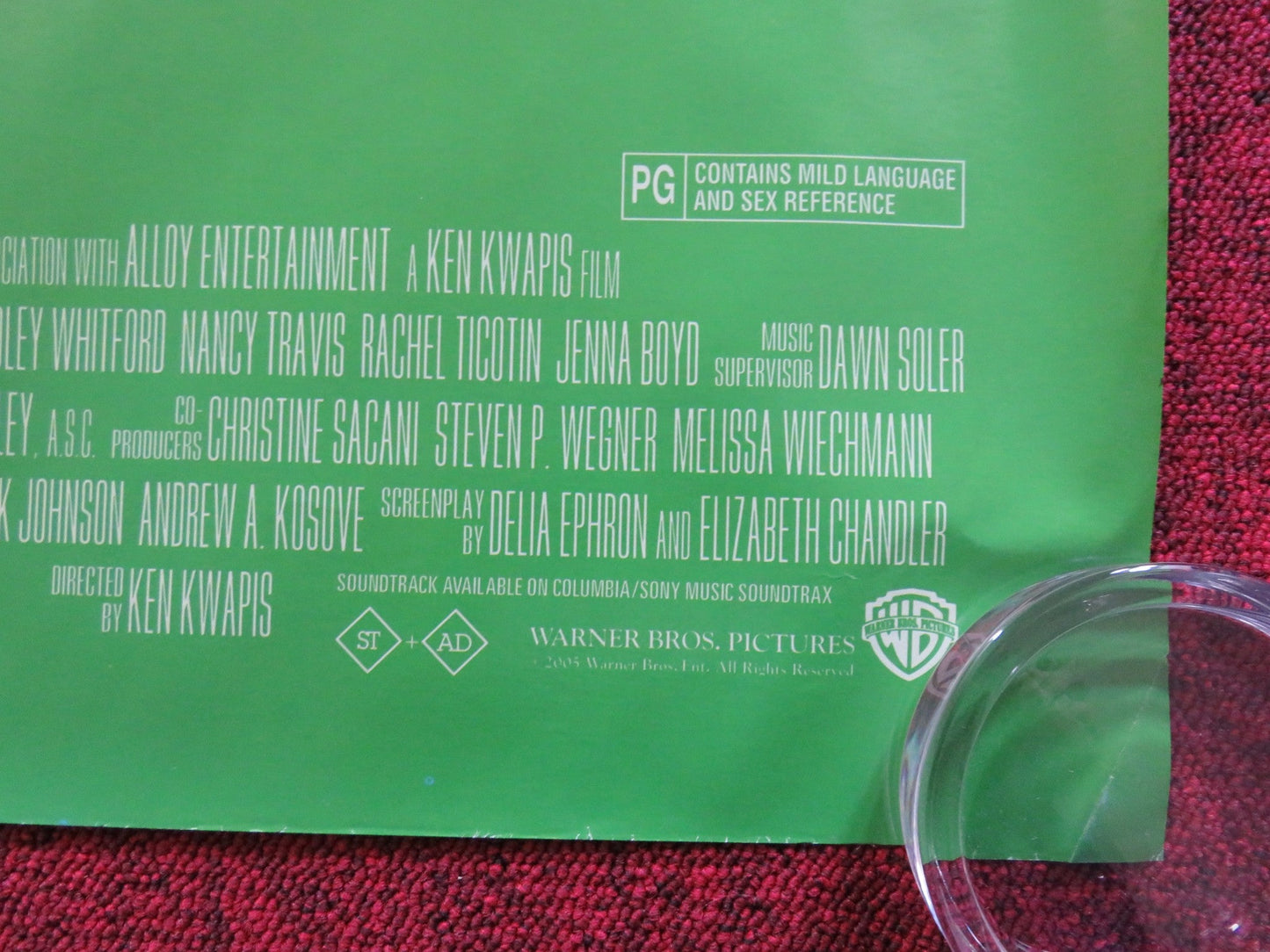 THE SISTERHOOD OF THE TRAVELLING PANTS UK QUAD (30"x 40") ROLLED POSTER 2005 Rendezvous Cinema Movie posters