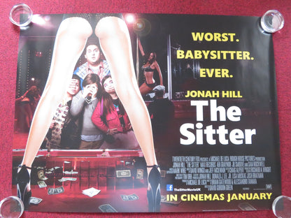 THE SITTER UK QUAD ROLLED POSTER JOHAN HILL MAX RECORDS 2011 Rendezvous Cinema Movie posters